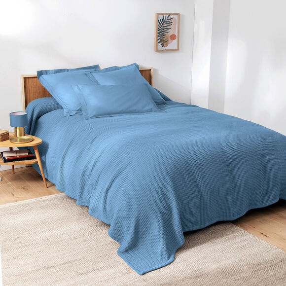 Couverture climatisante nid d'abeille 350 g/m² (bleu jean) Couverture climatisante nid d'abeille 350 g/m² (bleu jean)